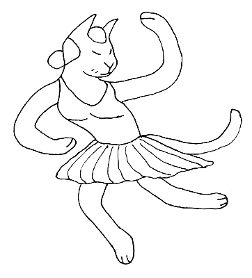 Feline Ballerina